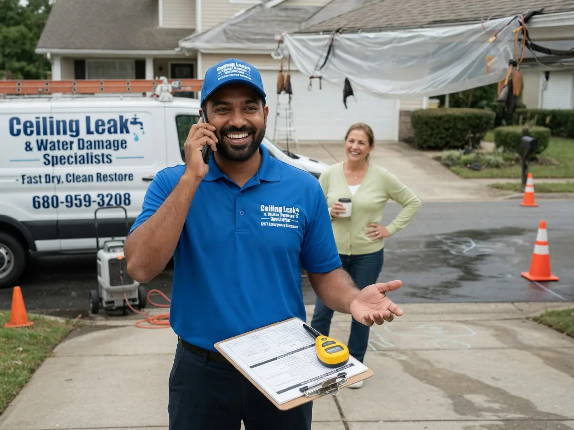 Ceiling Leak Cleanup Glenwood, NM FAQs